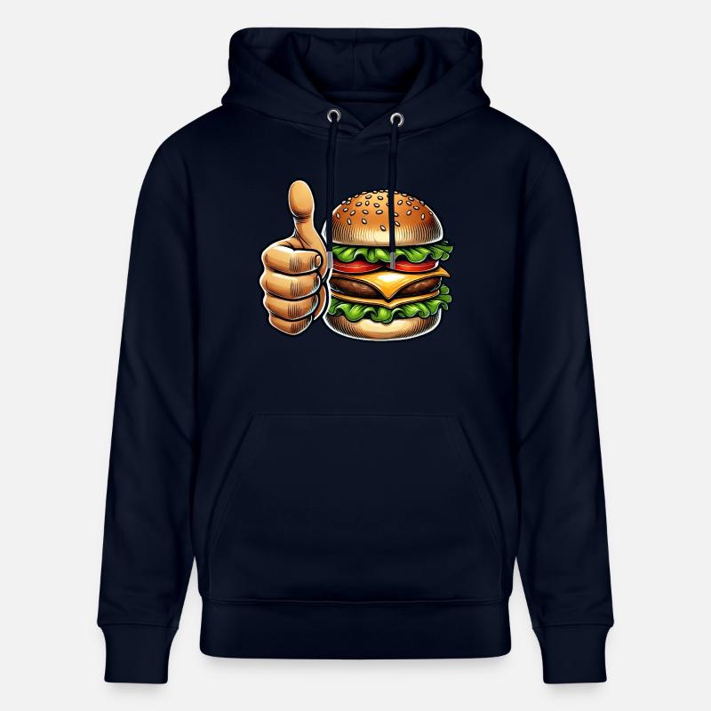 Burger mexicain Restauration rapide - Sweat à capuche bio CRUISER Stanley/Stella Unisexe - marine