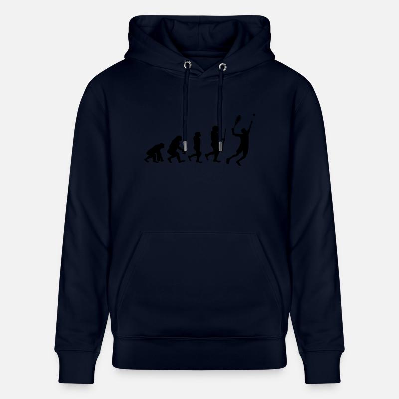 Évolution du tennis - Sweat à capuche bio CRUISER Stanley/Stella Unisexe - marine