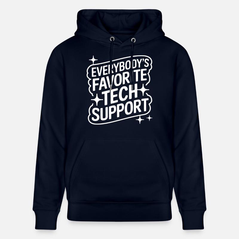 Technischer Support Computerfreak Nerd - Stanley/Stella Unisex Bio-Hoodie CRUISER - Navy