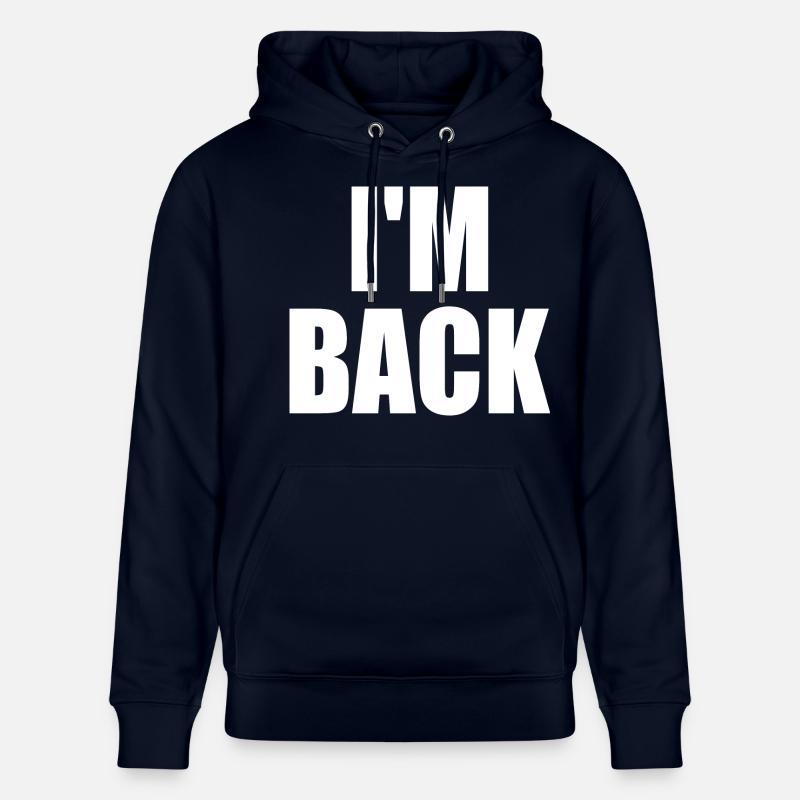 I'm back - Sweat à capuche bio CRUISER Stanley/Stella Unisexe - marine