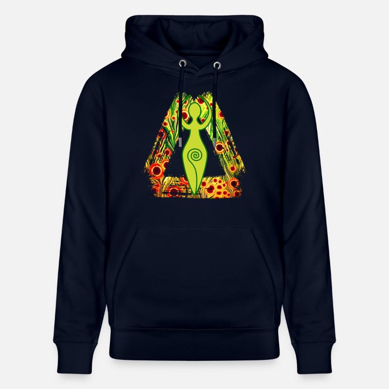 Déesse spirale E 110 - Sweat à capuche bio CRUISER Stanley/Stella Unisexe - marine