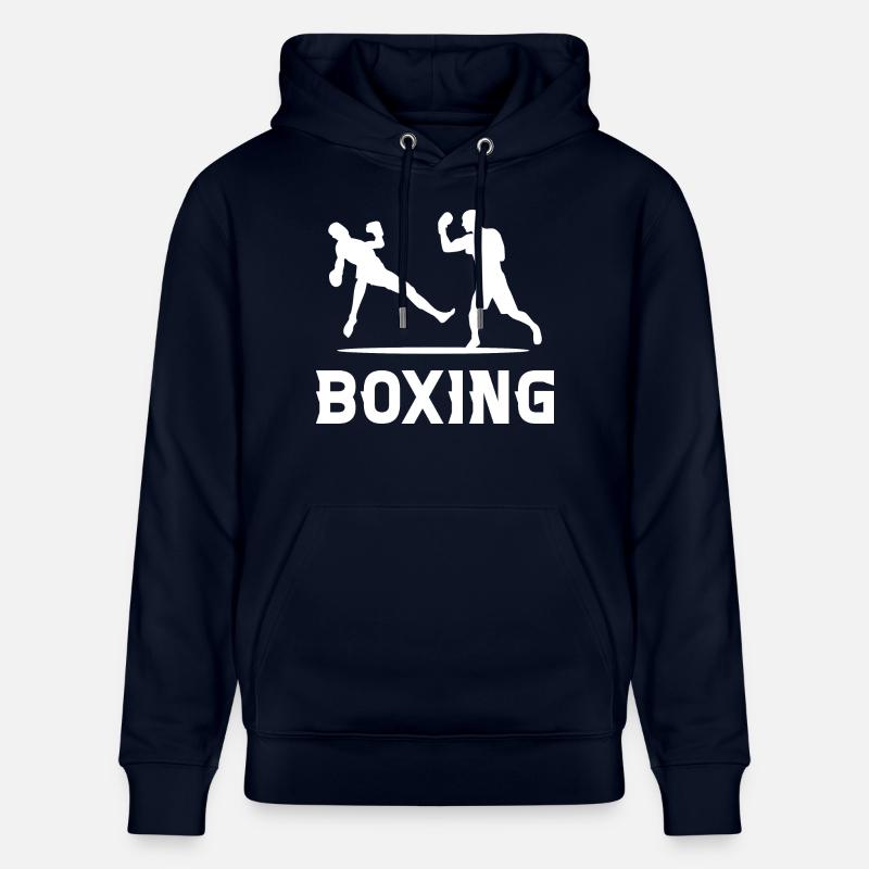 Boxe - Sweat à capuche bio CRUISER Stanley/Stella Unisexe - marine