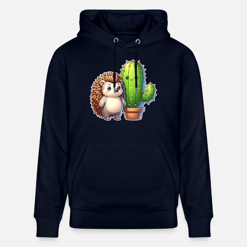Cactus hérisson - Sweat à capuche bio CRUISER Stanley/Stella Unisexe - marine