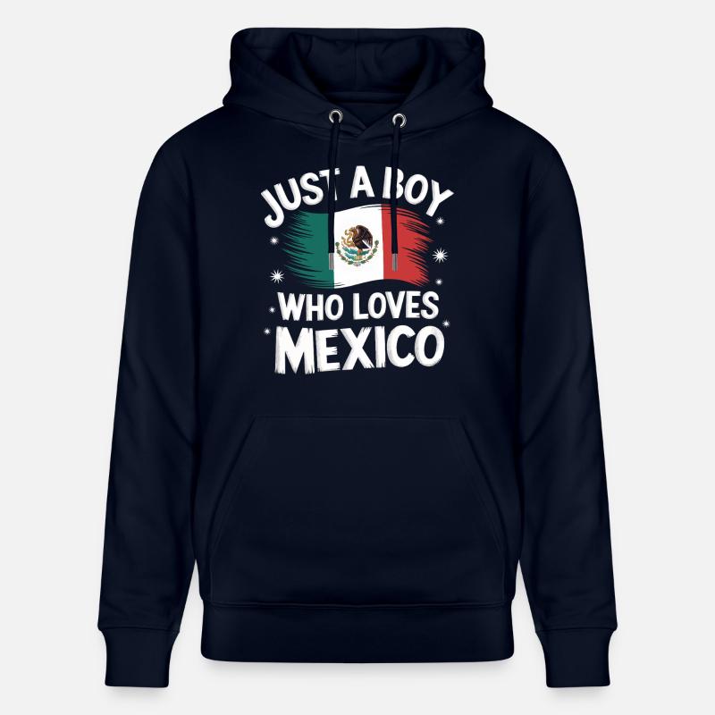 Mexique Mexique Mexicain Espagnol - Sweat à capuche bio CRUISER Stanley/Stella Unisexe - marine