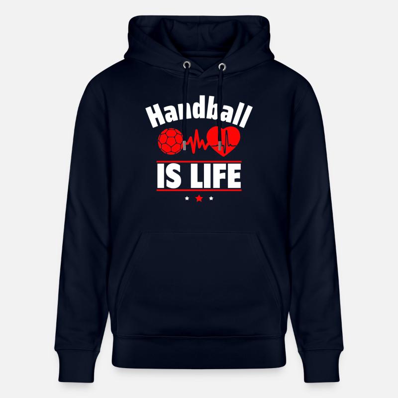 Le handball, c’est la vie - Sweat à capuche bio CRUISER Stanley/Stella Unisexe - marine
