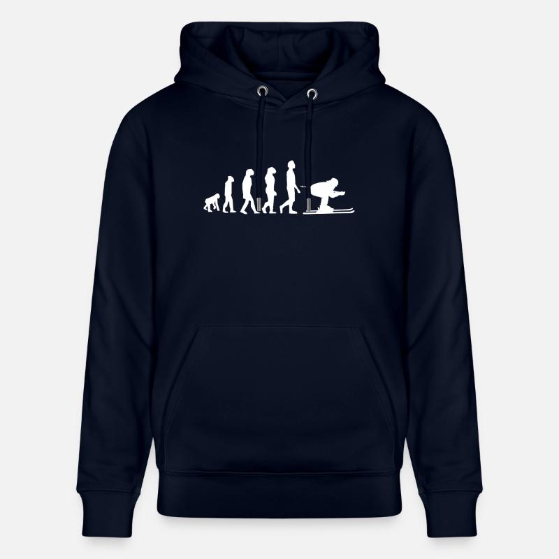 Evolution Ski / Développement - Sweat à capuche bio CRUISER Stanley/Stella Unisexe - marine