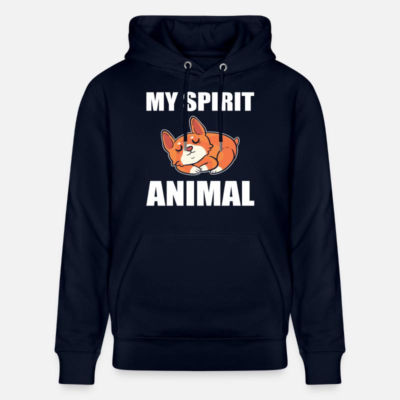 Corgi - Sweat à capuche bio CRUISER Stanley/Stella Unisexe - marine