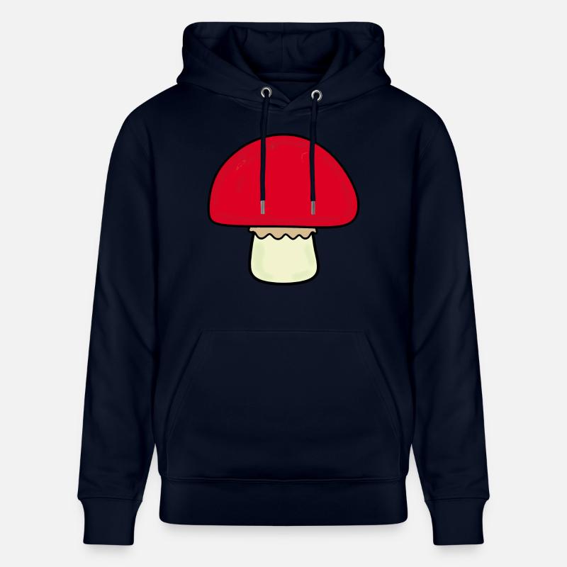 Champignon rouge, champignons - Sweat à capuche bio CRUISER Stanley/Stella Unisexe - marine