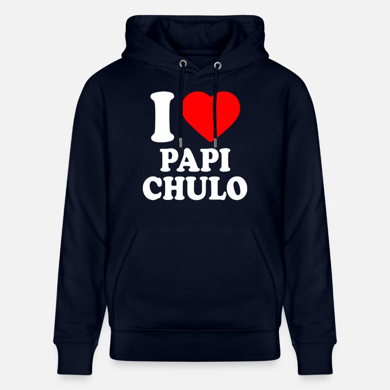 I love papi chulo - Stanley/Stella Unisex Bio-Hoodie CRUISER - Navy