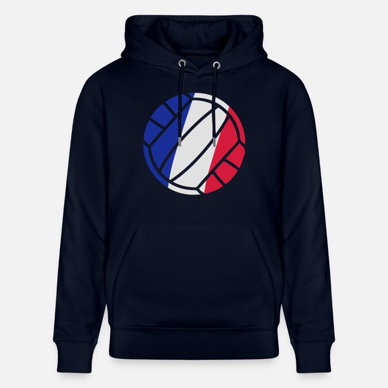 balle de volley-ball - Sweat à capuche bio CRUISER Stanley/Stella Unisexe - marine