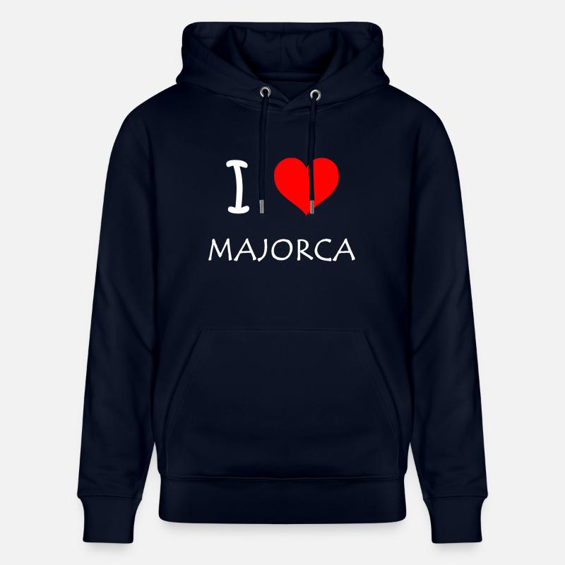 J'aime Majorque - Sweat à capuche bio CRUISER Stanley/Stella Unisexe - marine