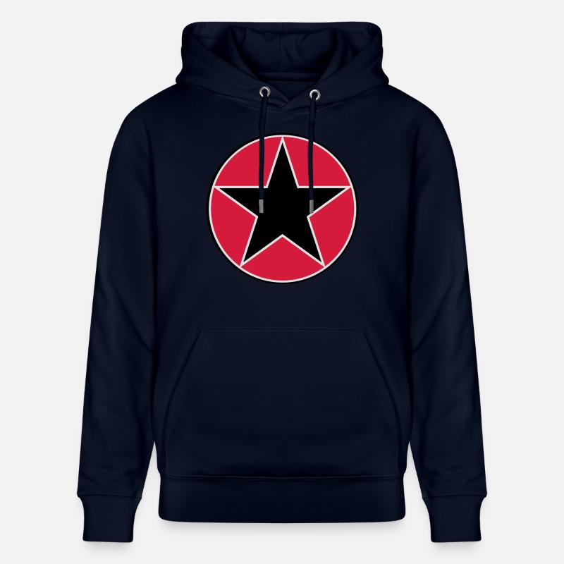 star circ_vec_3 fr - Sweat à capuche bio CRUISER Stanley/Stella Unisexe - marine