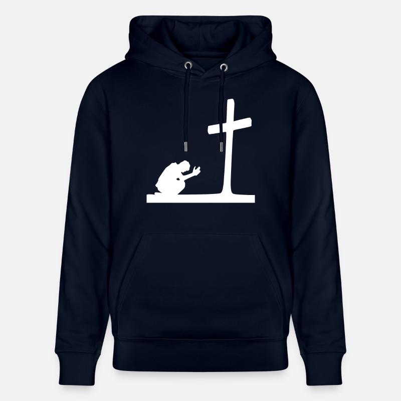 Collection christianisme - Sweat à capuche bio CRUISER Stanley/Stella Unisexe - marine