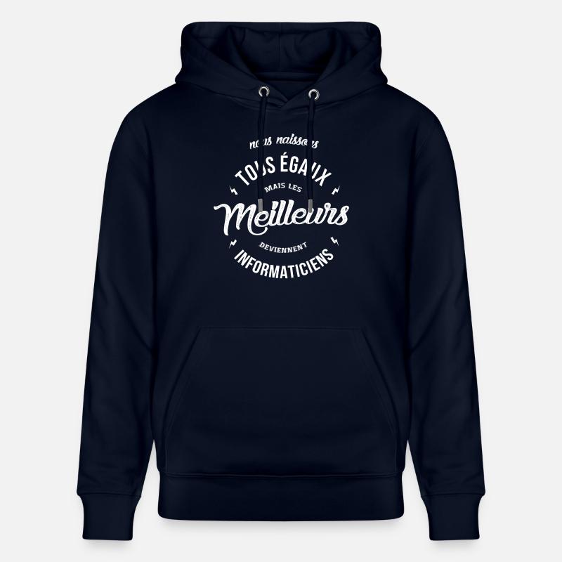 Les meilleurs deviennent Informaticiens - Sweat à capuche bio CRUISER Stanley/Stella Unisexe - marine