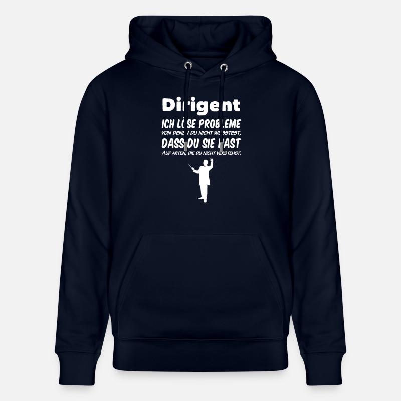 Dirigent Ich löse Problem - Stanley/Stella Unisex Bio-Hoodie CRUISER  - Navy