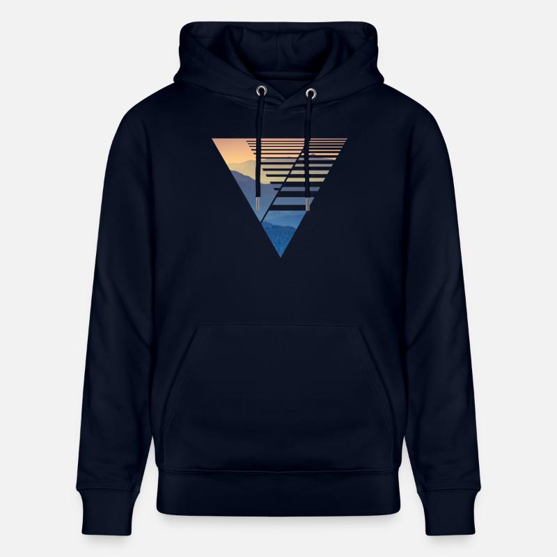 Vector Design Triangle - Stanley/Stella Unisex Bio-Hoodie CRUISER  - Navy