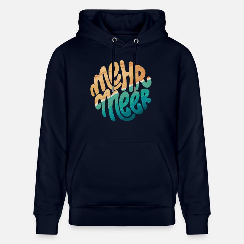 plus de mer - Sweat à capuche bio CRUISER Stanley/Stella Unisexe - marine
