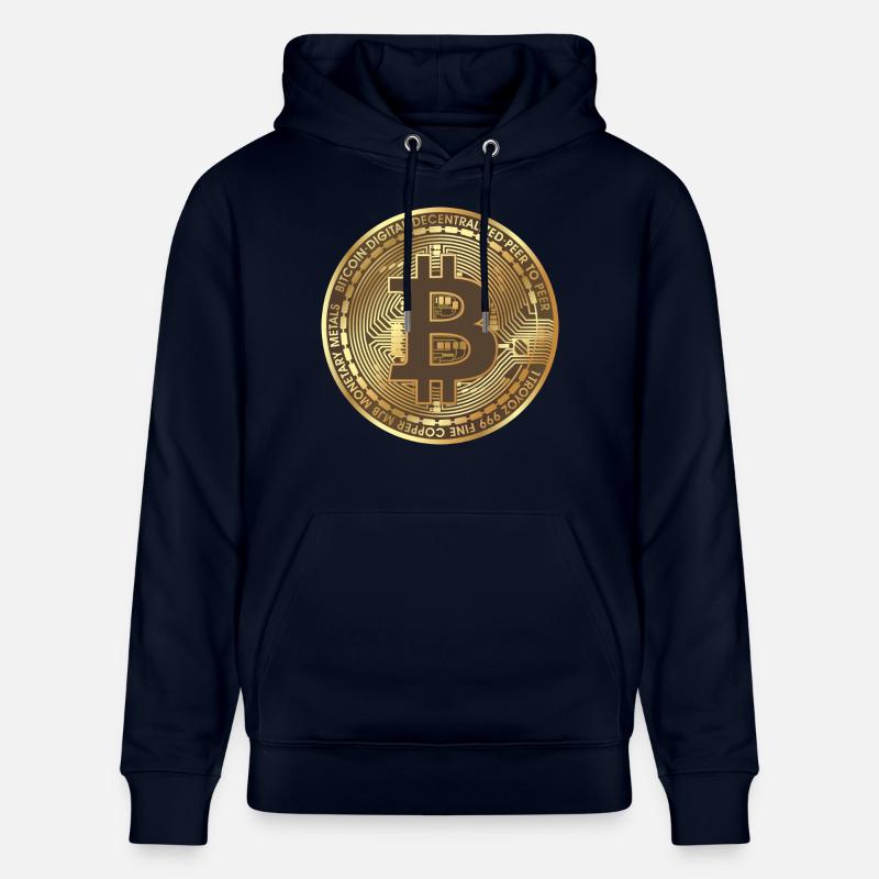 Bitcoin ABC - Sweat à capuche bio CRUISER Stanley/Stella Unisexe - marine