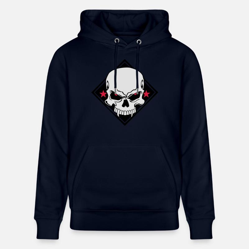 Evil Skull - Stanley/Stella Unisex Bio-Hoodie CRUISER  - Navy