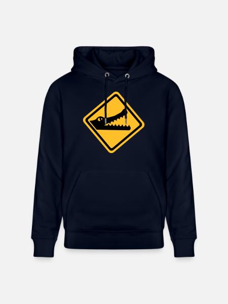 Crocodile - Stanley/Stella CRUISER Unisex Organic Hoodie - navy