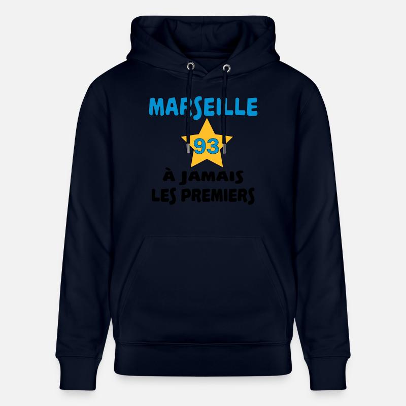 Marseille à jamais les premiers - Sweat à capuche bio CRUISER Stanley/Stella Unisexe - marine