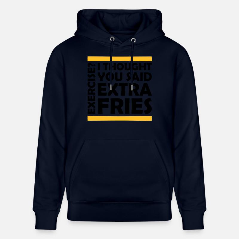 Exercice Extra Fries Citation - Sweat à capuche bio CRUISER Stanley/Stella Unisexe - marine