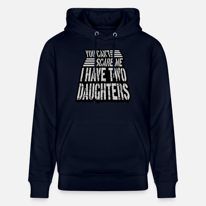 J’ai deux filles - Sweat à capuche bio CRUISER Stanley/Stella Unisexe - marine