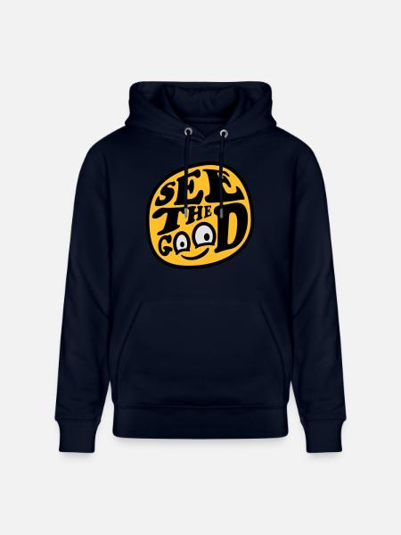 see the good quote - Stanley/Stella CRUISER Unisex Organic Hoodie - navy