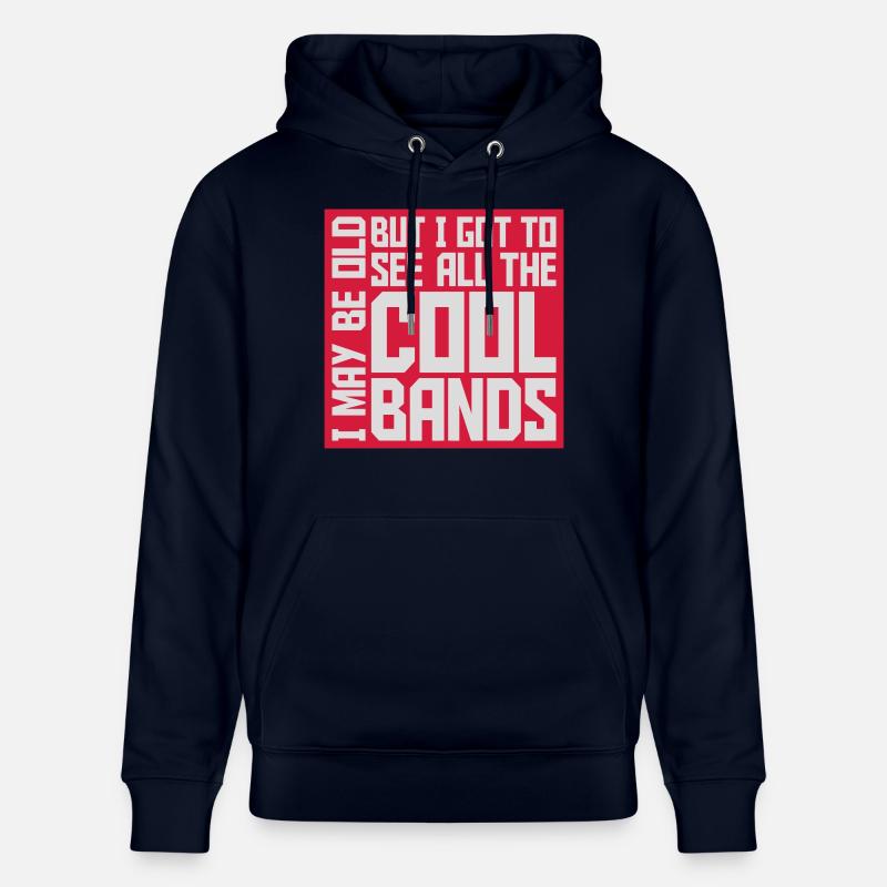 I may be old - Stanley/Stella Unisex Bio-Hoodie CRUISER  - Navy