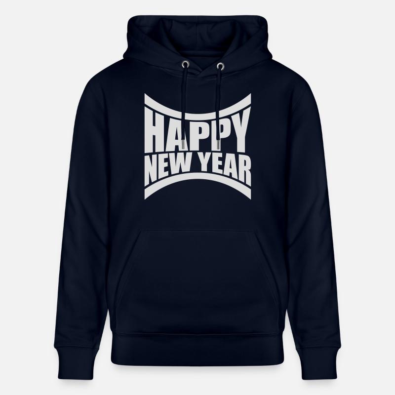 Citation Bonne année - Sweat à capuche bio CRUISER Stanley/Stella Unisexe - marine