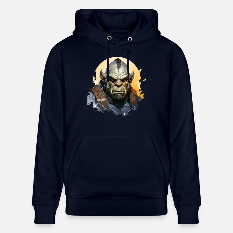 Fantasy RPG Orc Leader - Sweat à capuche bio CRUISER Stanley/Stella Unisexe - marine