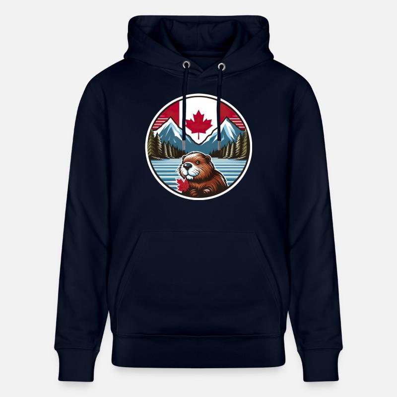 Canada Bieber 2 - Sweat à capuche bio CRUISER Stanley/Stella Unisexe - marine