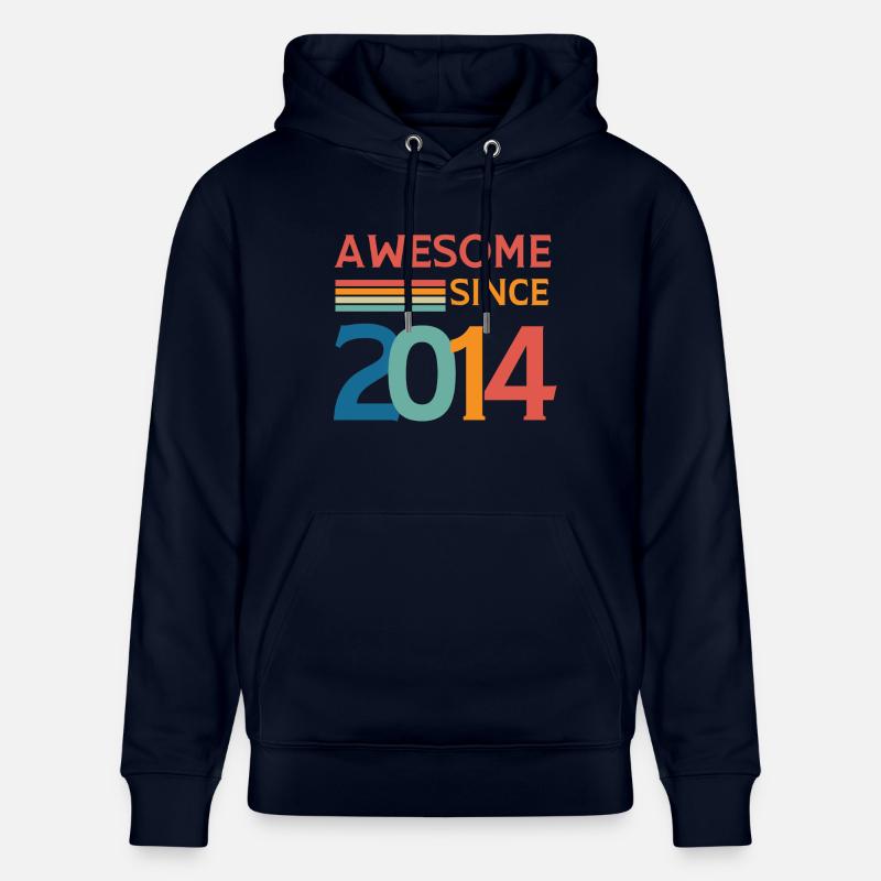 Awesome since 2014 - Sweat à capuche bio CRUISER Stanley/Stella Unisexe - marine