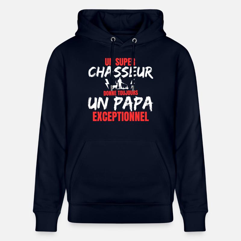 HUNTER DAD - Stanley/Stella Unisex Bio-Hoodie CRUISER - Navy