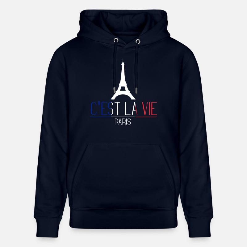 Dicton du drapeau français - Sweat à capuche bio CRUISER Stanley/Stella Unisexe - marine