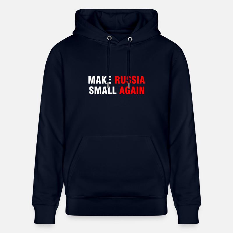 Make Russia Small Again - Sweat à capuche bio CRUISER Stanley/Stella Unisexe - marine