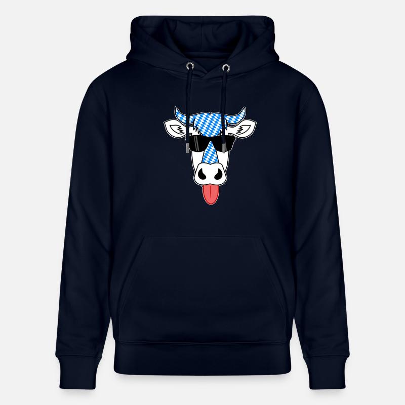 Vache Bavaroise - Sweat à capuche bio CRUISER Stanley/Stella Unisexe - marine