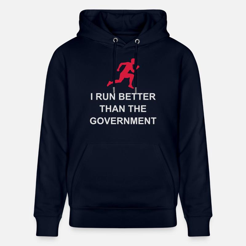mieux fonctionner que le gouvernement - Sweat à capuche bio CRUISER Stanley/Stella Unisexe - marine