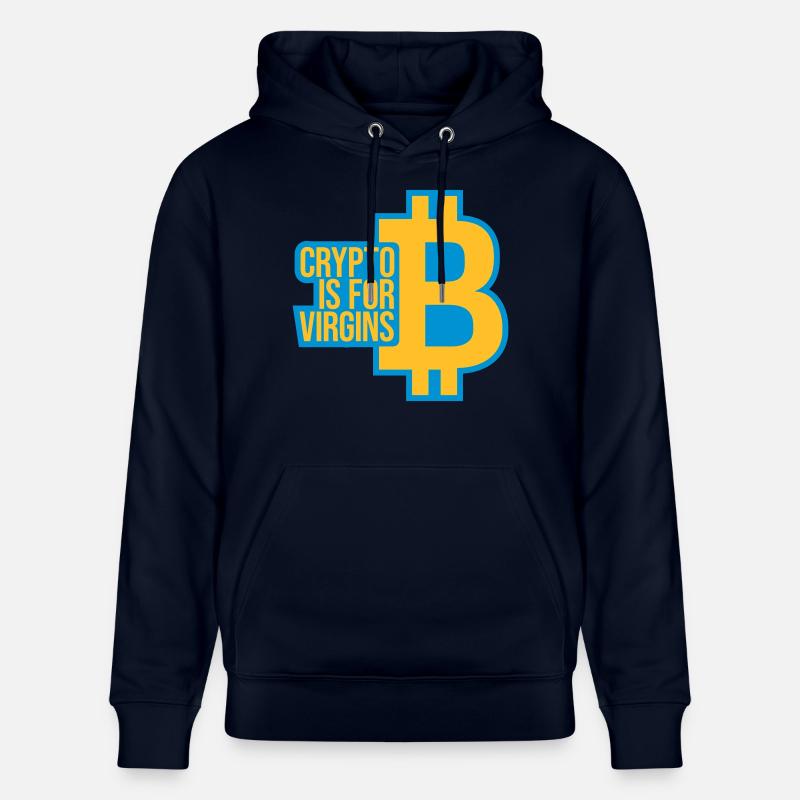 Crypto est pour les vierges - Sweat à capuche bio CRUISER Stanley/Stella Unisexe - marine