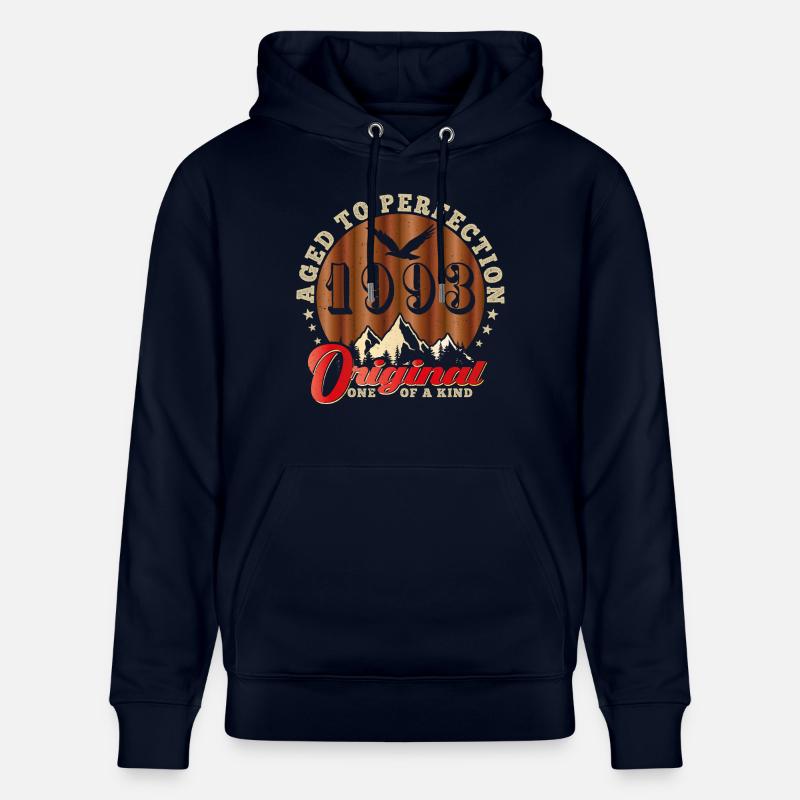 Anniversaire emblématique de 1993 - Sweat à capuche bio CRUISER Stanley/Stella Unisexe - marine