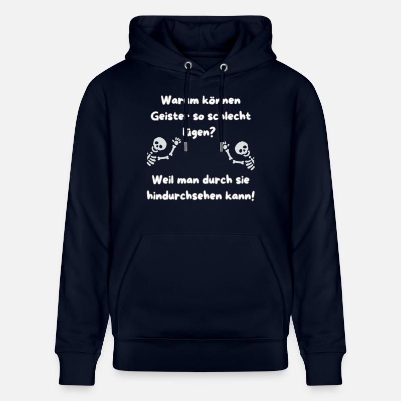 « Flachwitz Parade Ghosts » - Sweat à capuche bio CRUISER Stanley/Stella Unisexe - marine