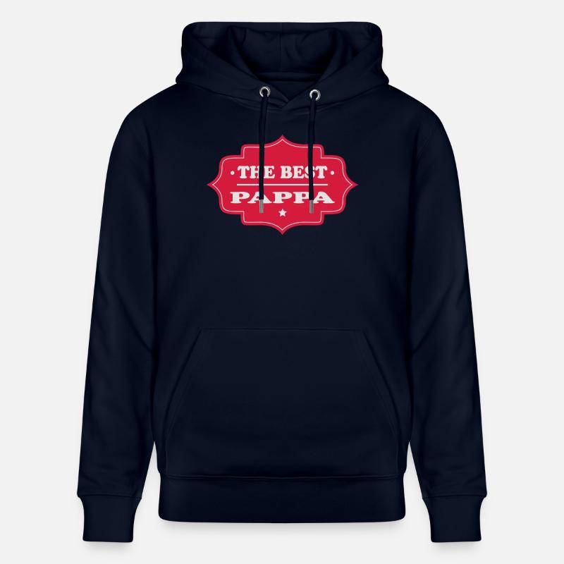 The best pappa 111 - Sweat à capuche bio CRUISER Stanley/Stella Unisexe - marine