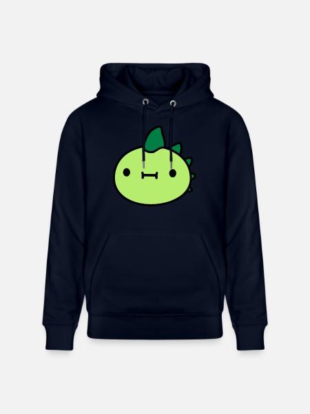 dinosaur head face - Stanley/Stella CRUISER Unisex Organic Hoodie - navy