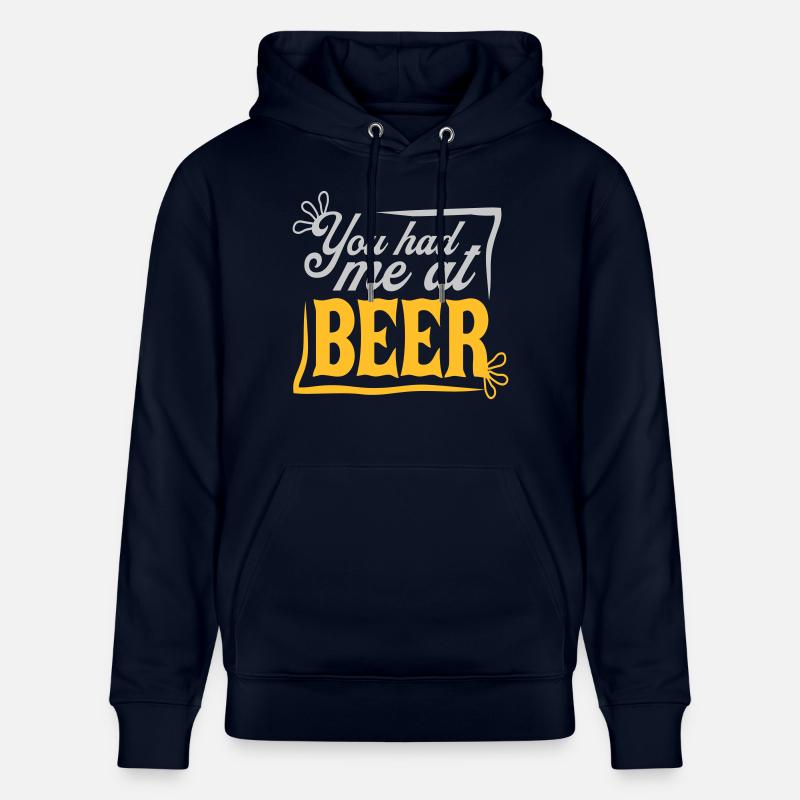La bière dit persuadée - Sweat à capuche bio CRUISER Stanley/Stella Unisexe - marine