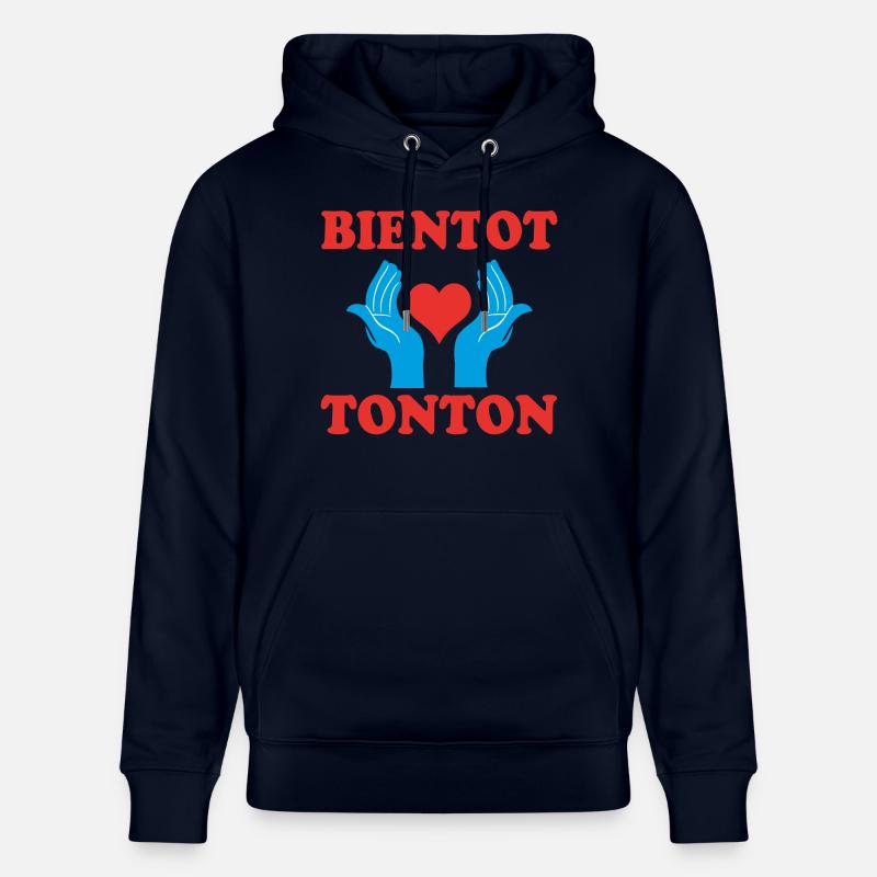 BIENTOT TONTON - Sweat à capuche bio CRUISER Stanley/Stella Unisexe - marine