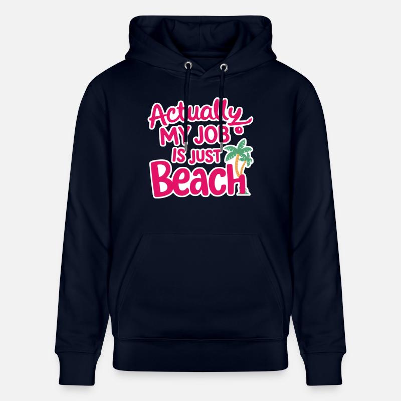 plage vacances soleil mer - Sweat à capuche bio CRUISER Stanley/Stella Unisexe - marine