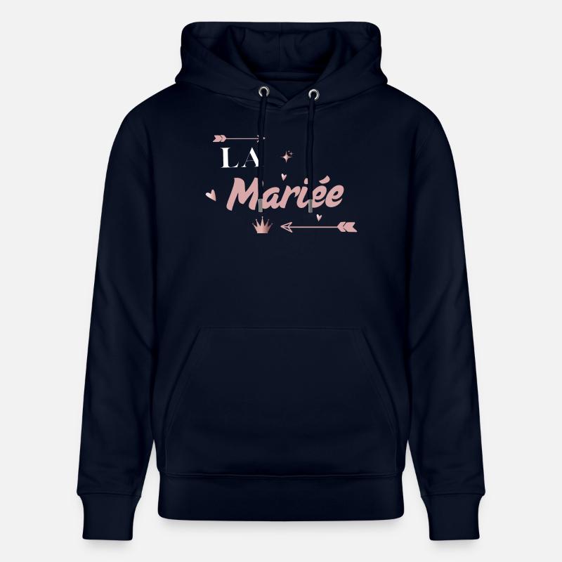 la mariée rose flèche - Sweat à capuche bio CRUISER Stanley/Stella Unisexe - marine