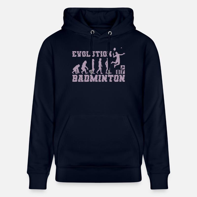 Badminton Evolution Silhouette - Sweat à capuche bio CRUISER Stanley/Stella Unisexe - marine