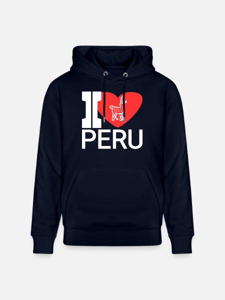 Lieblingsland peru - Stanley/Stella Unisex Bio-Hoodie CRUISER  - Navy