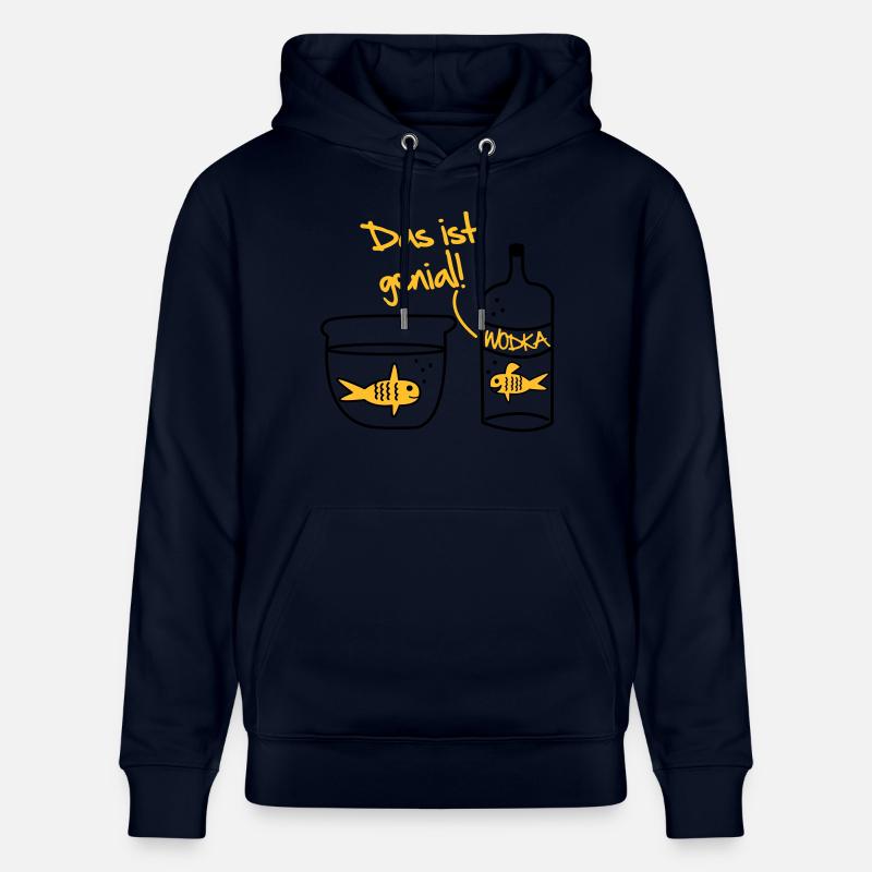 Goldfish vodka Conception - Sweat à capuche bio CRUISER Stanley/Stella Unisexe - marine